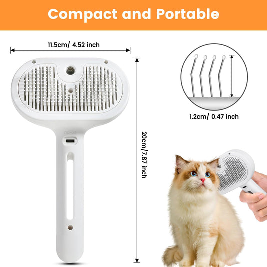 3 In 1 Pet Steam Brush