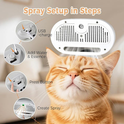 3 In 1 Pet Steam Brush