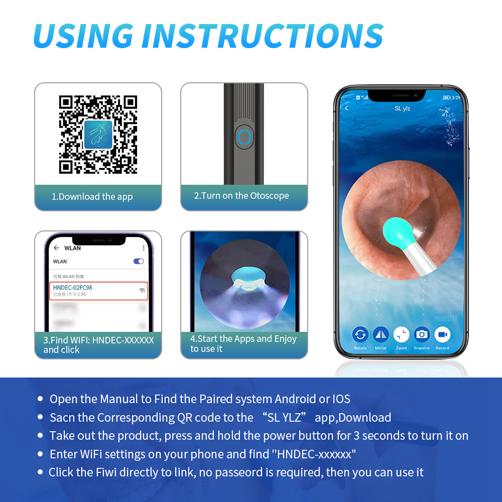 NE3 Ear Wax Tool With Camera