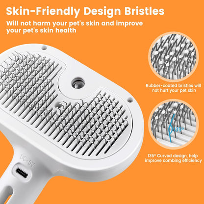 3 In 1 Pet Steam Brush